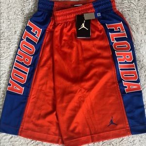Brand new Jordan brand U. of Florida shorts - L